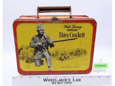 Davy Crocket Metal Lunch Box NO THERMOS Kruger Mfg. Co. 1955 Vintage