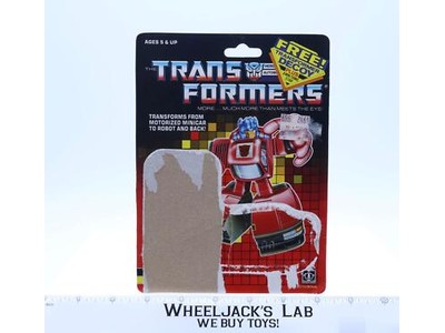Chase Cardback 1987 Vintage Hasbro G1 Transformers Action Figure