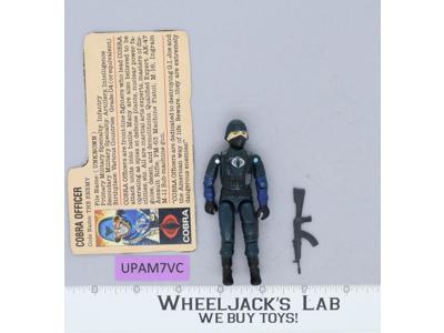 Cobra Officer V1.5 Swivel Arms 100% Complete G.I. Joe 1983 Hasbro Vintage Figure