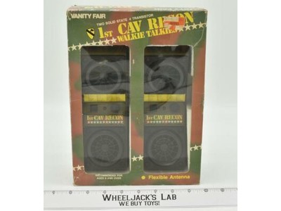 1st Cav Recon Walkie Talkies Vanity Fair WORKS