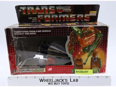 Roadbuster 100% Complete W/Box 1985 Vintage Hasbro G1 Transformers Figure