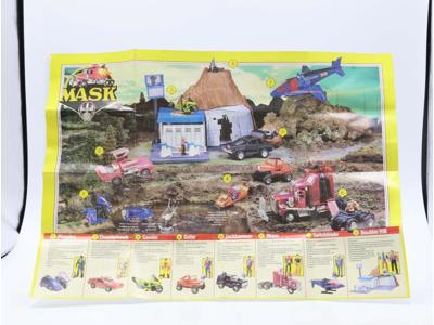 M.A.S.K. 2 Sided Poster/Catalog Vampire Instructions 17x12 Kenner 1985 Vintage