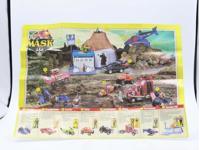 M.A.S.K. 2 Sided Poster/Catalog Vampire Instructions 17x12 Kenner 1985 Vintage
