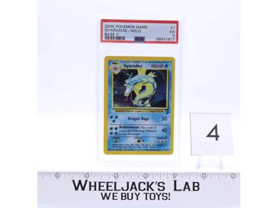 Gyarados HOLO Base II 7/130 PSA GRADED 5 EX Pokemon Game 2000 Card