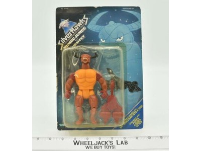 Silverhawks Mumbo-Jumbo with Airshock MOSC NEW 1986 Kenner Telepix Action Figure