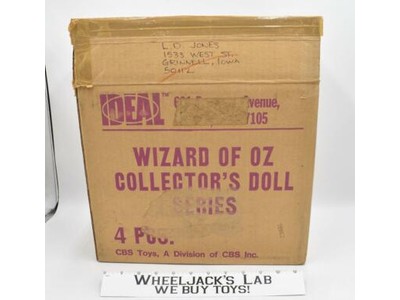 Scarecrow Wizard of Oz Collector's Doll Series Ideal Toys Masterbox BOX ONLY