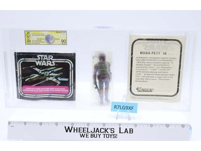 Boba Fett Mail Away Sealed SW-D Baggie APG GRADED 90 Star Wars 1979 Kenner AFA