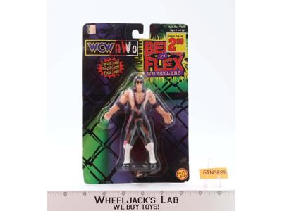 Bret Hart #2 WCW Bend 'N Flex Wrestlers 1999 Toy Biz NEW MOSC SEALED