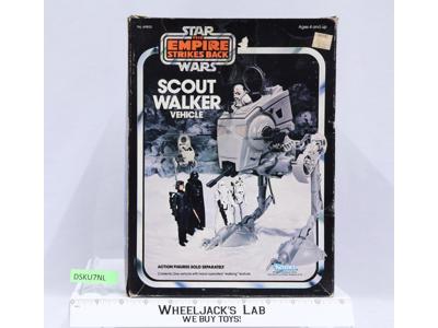Scout Walker AT-ST 100% Complete W/ Box & Insert Star Wars ROTJ 1980 Kenner