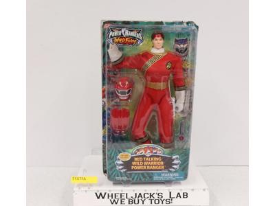 Red Talking Wild Warrior 100% Complete Power Rangers Wild Force 2002 Bandai 12"