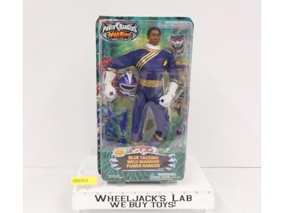 Blue Talking Wild Warrior 100% Complete Power Rangers Wild Force 2002 Bandai 12"