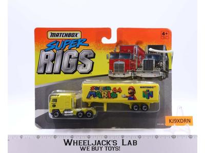 Super Mario Nintendo 64 N64 Matchbox Super Rigs Die Cast 1997 MOSC NEW