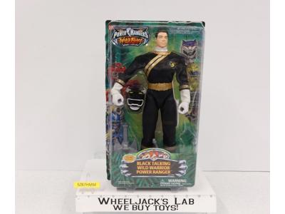 Black Talking Wild Warrior Complete Power Rangers Wild Force 2002 Bandai 12"