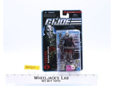 Destro Weapons Supplier GI Joe Pursuit of Cobra 2010 Hasbro NEW MOSC SEALED