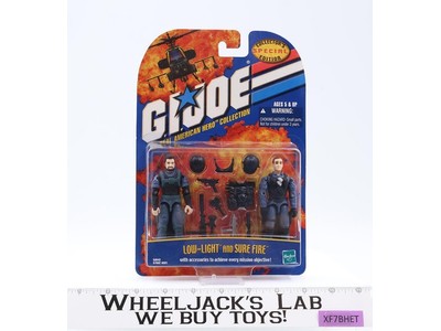 Low-Light and Sure Fire GI Joe Collector's Special Edition 2001 Hasbro New MOSC