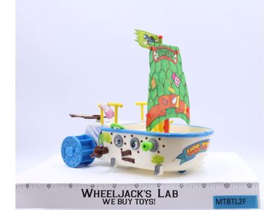 Leo's Jolly Turtle Tubboat TMNT 1991 Playmates Action Figure Vehicle