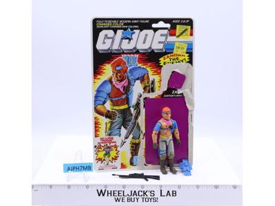 Zandar V1 100% Complete W/Card GI Joe 1986 Hasbro Vintage Action Figure