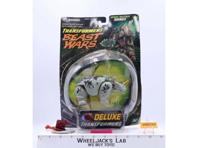 Rhinox 100% Complete Fox Kids Transformers Beast Wars 1999 Hasbro Action Figure
