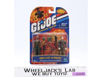 Double Blast and Crossfire GI Joe Collector's Special Edition 2001 Hasbro MOSC