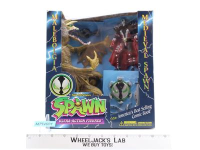 Medieval Spawn vs Malebolgia Spawn 1995 Todd Toys Action Figure NEW SEALED