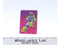 Mixmaster Card 116 Variant Color 1985 G1 Transformers Action Trading Cards