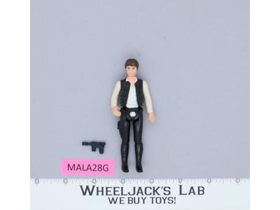 Han Solo BIG HEAD 100% Complete Star Wars 1977 Kenner Action Figure NO REPRO