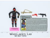 Iron Grenadiers V1 100% Complete G.I. Joe 1988 Hasbro Vintage Action Figure