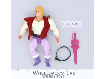 Prince Adam 100% Complete He-Man Masters of the Universe MOTU Mattel 1984 Figure