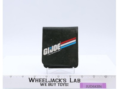 Official Bi-Fold Wallet Washable Vinyl G.I. Joe Hasbro 1986 Vintage