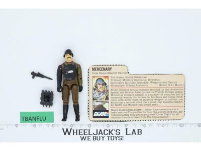 Major Bludd V1 100% Complete G.I. Joe 1983 Hasbro Vintage Action Figure