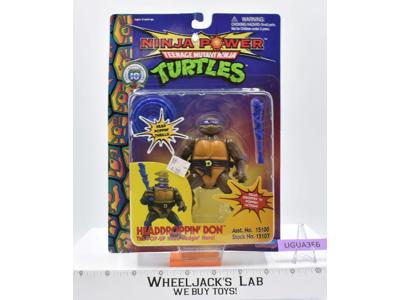Head Droppin' Don Teenage Mutant Ninja Turtle Ninja Power TMNT Playmates MOSC
