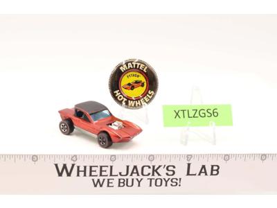 Python Red Hot Wheels 1968 Mattel Vintage Redline RL WITH BUTTON