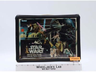 Star Wars Vinyl Collector's Case W/ Sticker on Back 1977 Kenner Carry Case