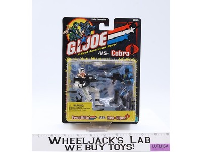 Frostbite vs Neo-Viper GI Joe vs Cobra 2001 Hasbro Action Figure NEW MOSC