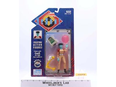 ReBoot Dot #2 w/ Cecil Delete Disk 1995 Irwin Collectible Action Figure NEW MOSC