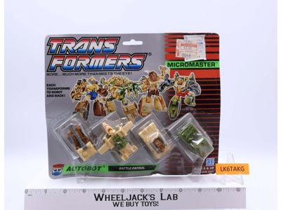 Battle Patrol Transformers Micromasters 1988 Hasbro Action Figure NEW MOSC
