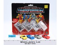 Race Car Patrol Micromaster 100% Complete W/Cardback + BUBBLE G1 Transformers