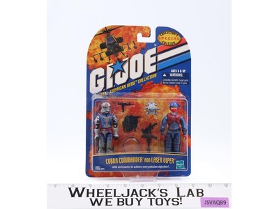 Cobra Commander & Laser Viper GI Joe Collector's Special Edition 2001 Hasbro NEW