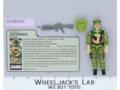 Leatherneck V1 100% Complete G.I. Joe 1986 Hasbro Vintage Action Figure