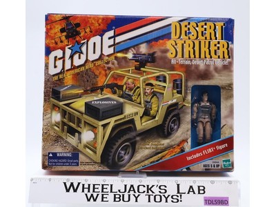 Desert Striker W/ Flint GI Joe 2001 Hasbro Action Figure NEW MISB SEALED
