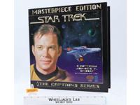 Captain Kirk Star Trek Masterpiece Edition 1997 Playmates Action Figure W/Book