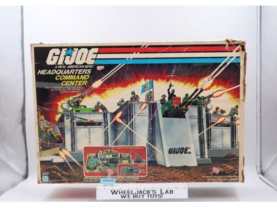 Headquarters Command Center W/ BOX GI Joe 1983 Hasbro Action Figure Playset