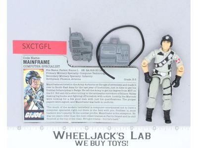 Mainframe V1 G.I. Joe 1986 Hasbro Vintage Action Figure