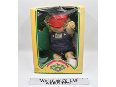 Blonde Hair Overalls Rex Brant Cabbage Patch Kids MIB 1984 Coleco Vintage Doll