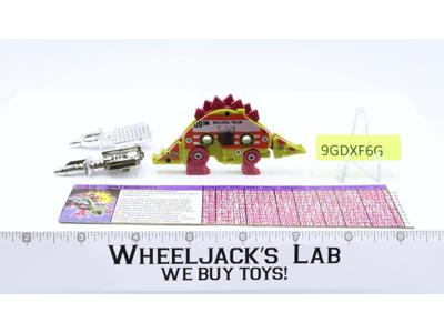 Slugfest 100% Complete NEAR MINT 1987 Vintage G1 Transformers Stegosaurus Figure