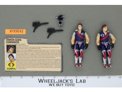 Tomax & Xamot V1 100% Complete G.I. Joe 1985 Hasbro Vintage Action Figure