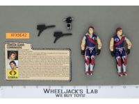 Tomax & Xamot V1 100% Complete G.I. Joe 1985 Hasbro Vintage Action Figure