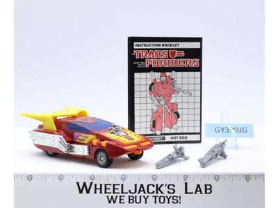 Hot Rod 100% Complete NEAR MINT Vintage 1986 G1 Transformers Action Figure