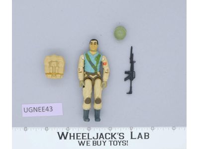 Airborne V1 100% Complete G.I. Joe 1983 Hasbro Vintage Action Figure