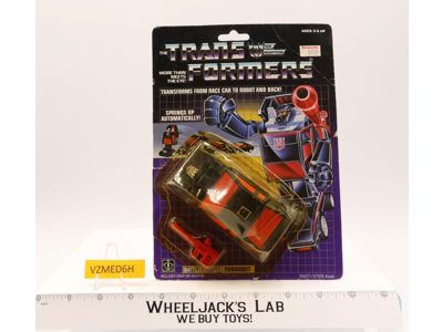 Runabout 100% Complete W/CARDBACK & BUBBLE NEAR MINT 1986 G1 Transformers